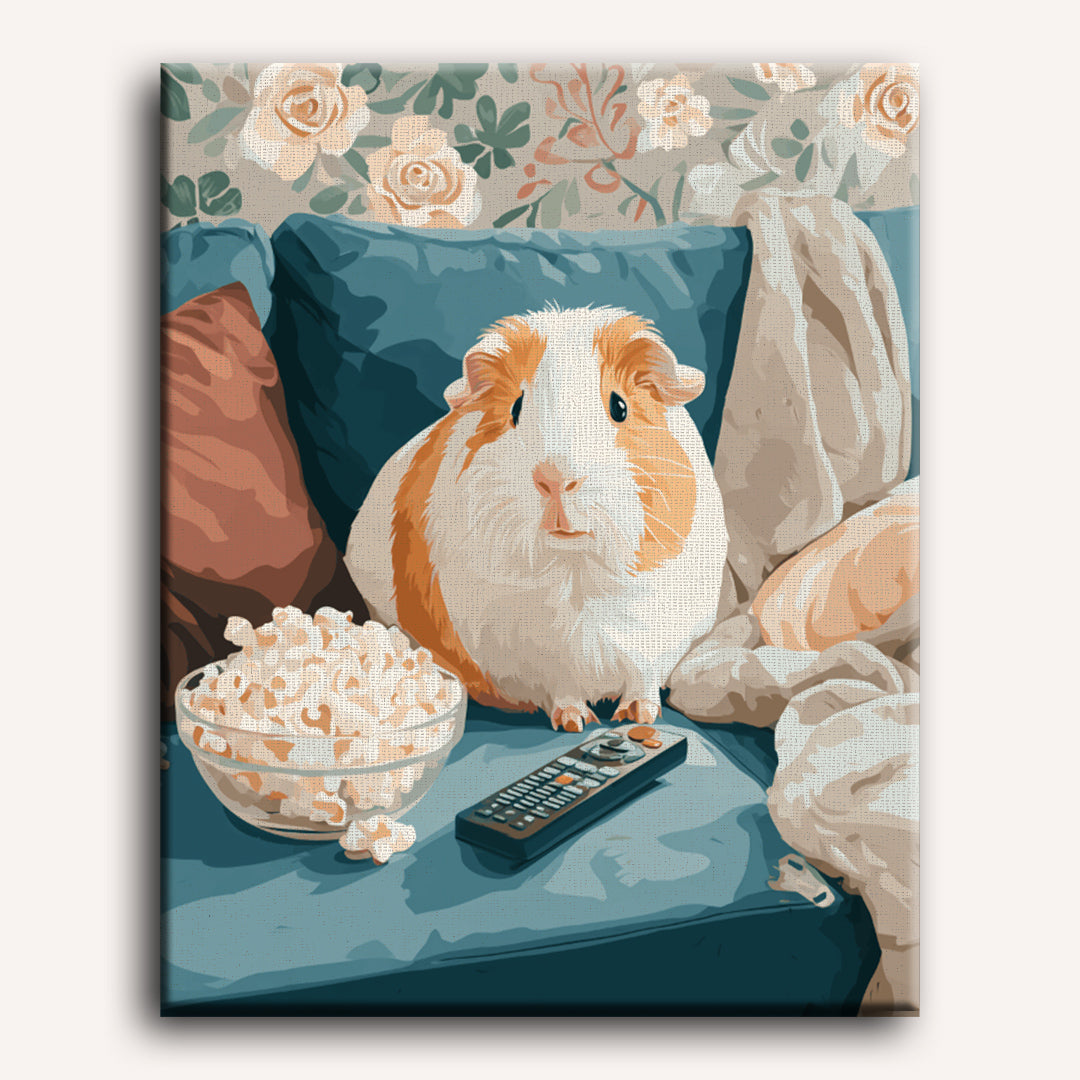 Movie Night Buddy | Paint by Number