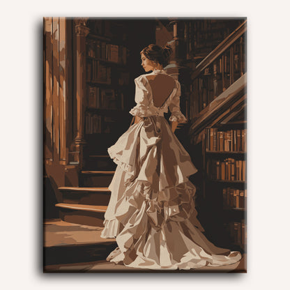 Mysterious Lady | Paint by Number