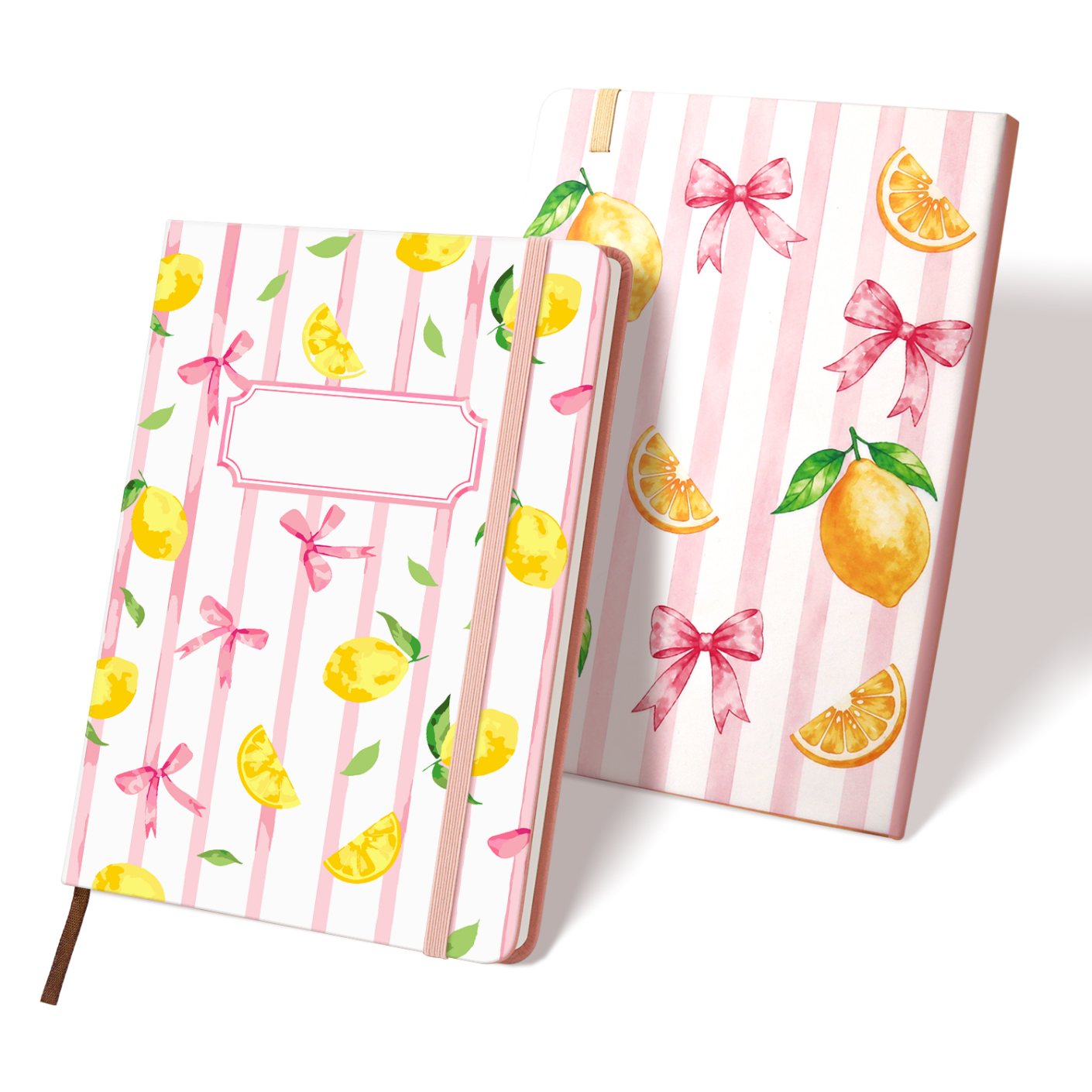 Paint by Number Notebook - Lemon Bows
