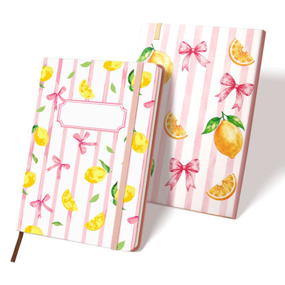 Paint by Number Notebook - Lemon Bows