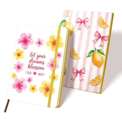 Paint by Number Notebook - Tropical Blossoms