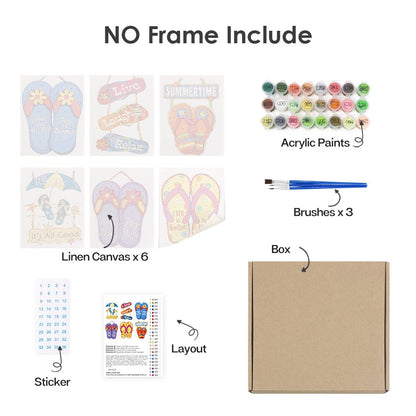 Paint by numbers - What's in your package - Image 5