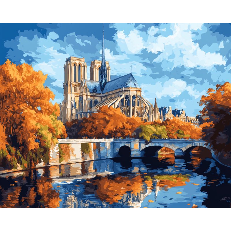 Paint by numbers   Notre Dame de Paris | Paint by Numbers