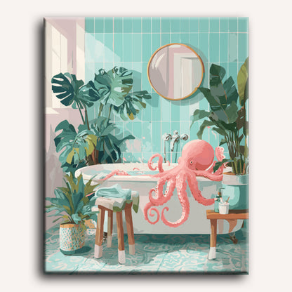 Octo bath | Paint by Number