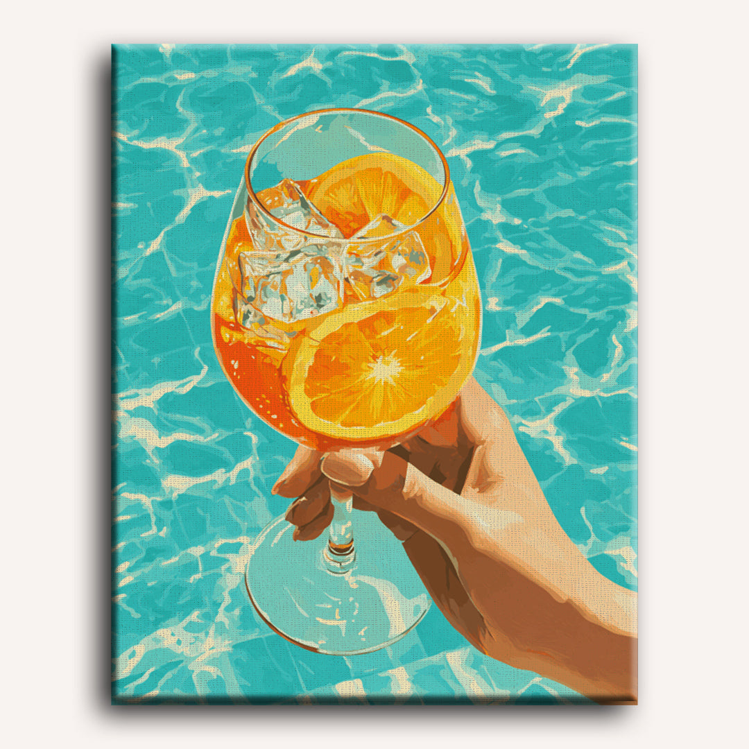 Orange Refresher | Paint by Number