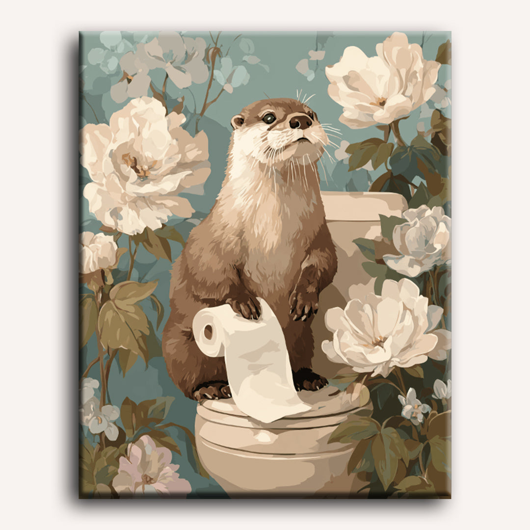 Otter the helper | Paint by Number