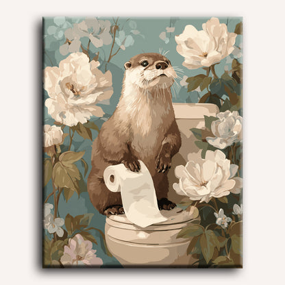 Otter the helper | Paint by Number