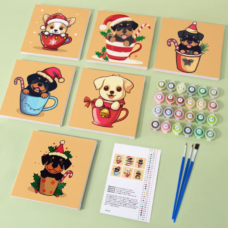 Paint by numbers - What's in your package - Image 3