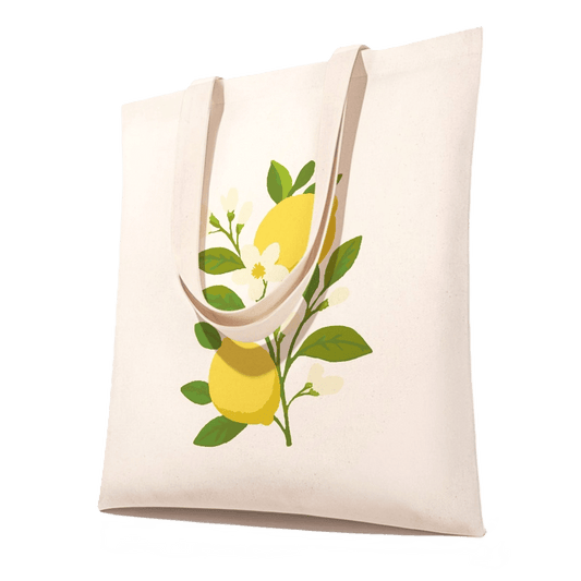 Paint by Numbers Totebag – Lemon Plant-Paint by numbers