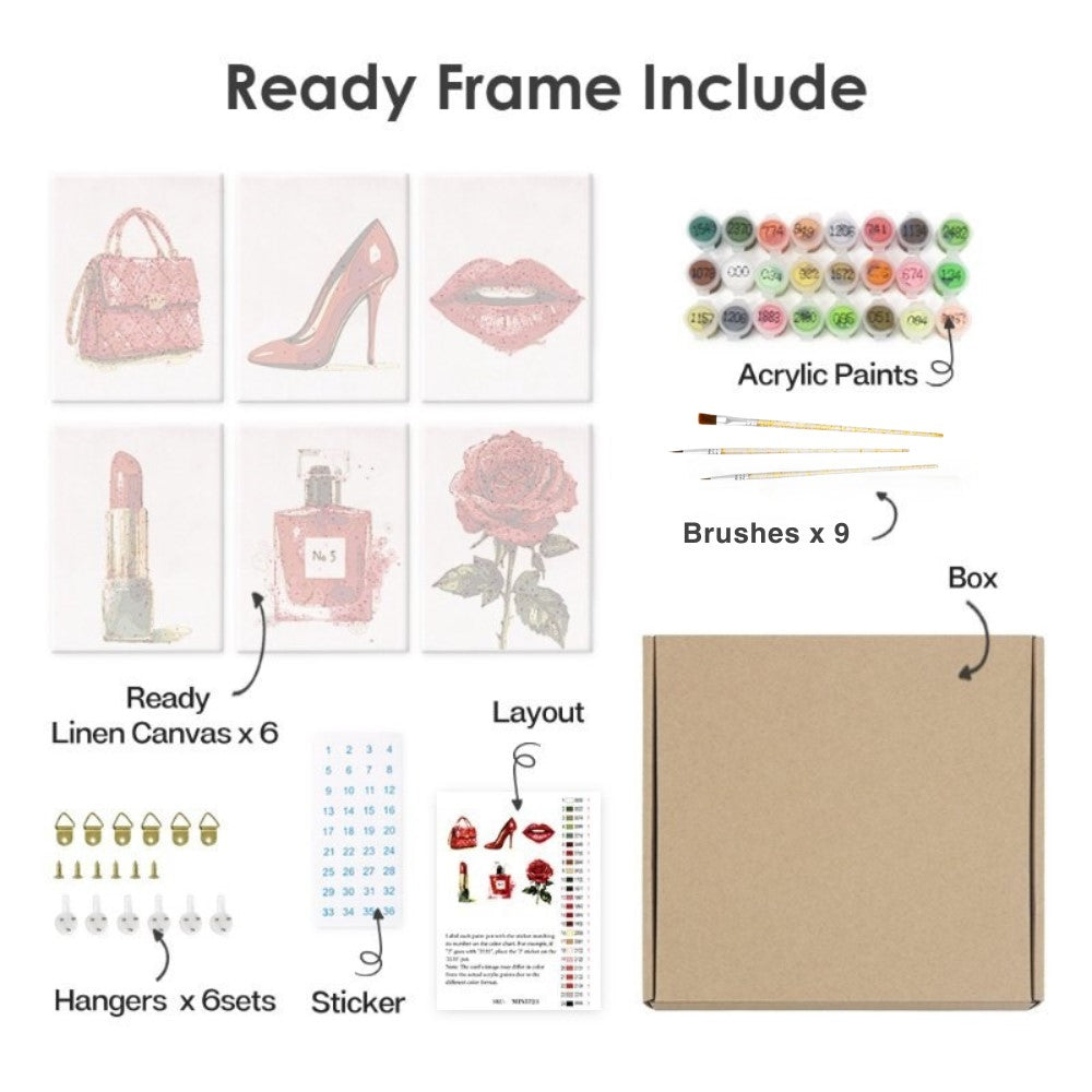 Paint by numbers - What's in your package - Image 7