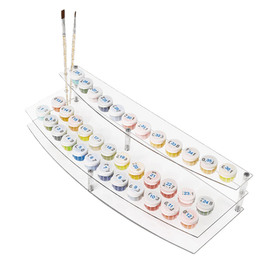 Paint & Brush Holder for Paint by Numbers