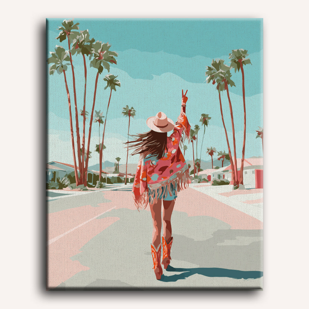Party in the Desert | Paint by Number