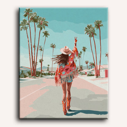 Party in the Desert | Paint by Number
