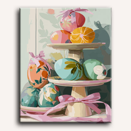 Pastel Easter eggs | Paint by Number