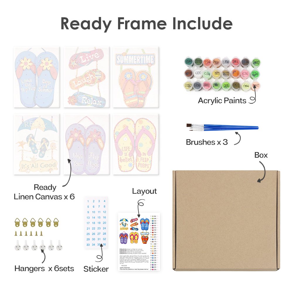 Paint by numbers - What's in your package - Image 6