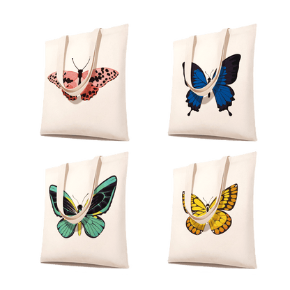 Paint by Numbers Totebag – Butterflies | 4 variants-Paint by numbers