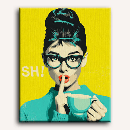 Sip in Silence | Paint by Number