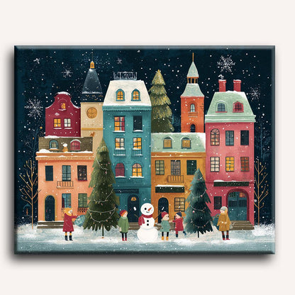 Snowy Games | Paint by Number