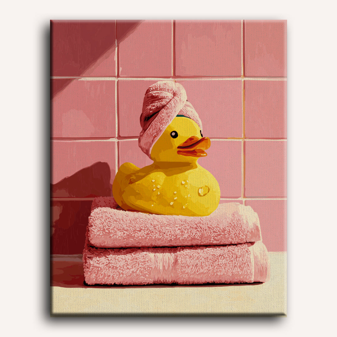 Spa Duck | Paint by Number