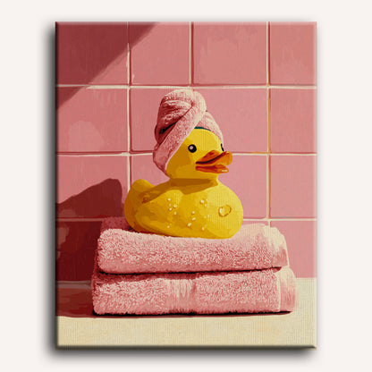 Spa Duck | Paint by Number