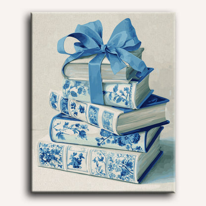 Stories Wrapped in Blue | Paint by Number