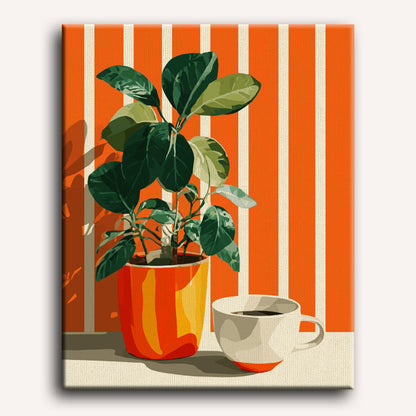 Striped Moments | Paint by Number