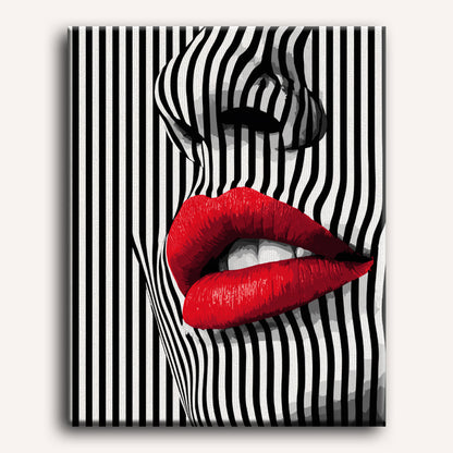 Striped Seduction | Paint by Number
