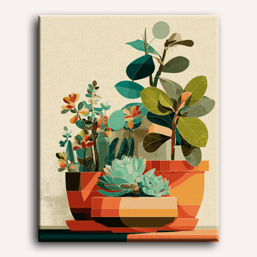 Succulent Aesthetic | Paint by Number