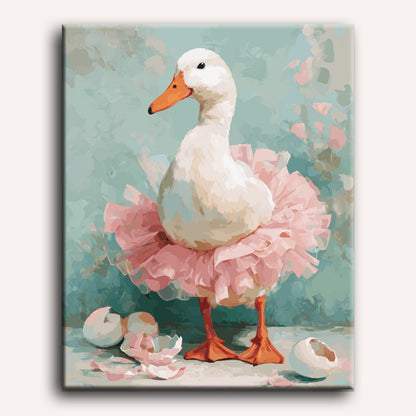The Goose Ballerina | Paint by Number