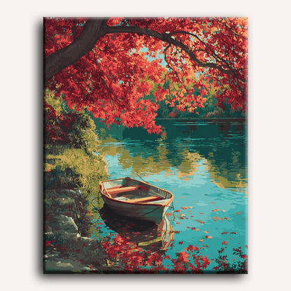 The quite shore | Paint by Number