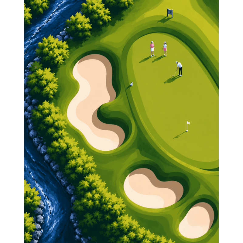 Champions Greens | Paint by Number