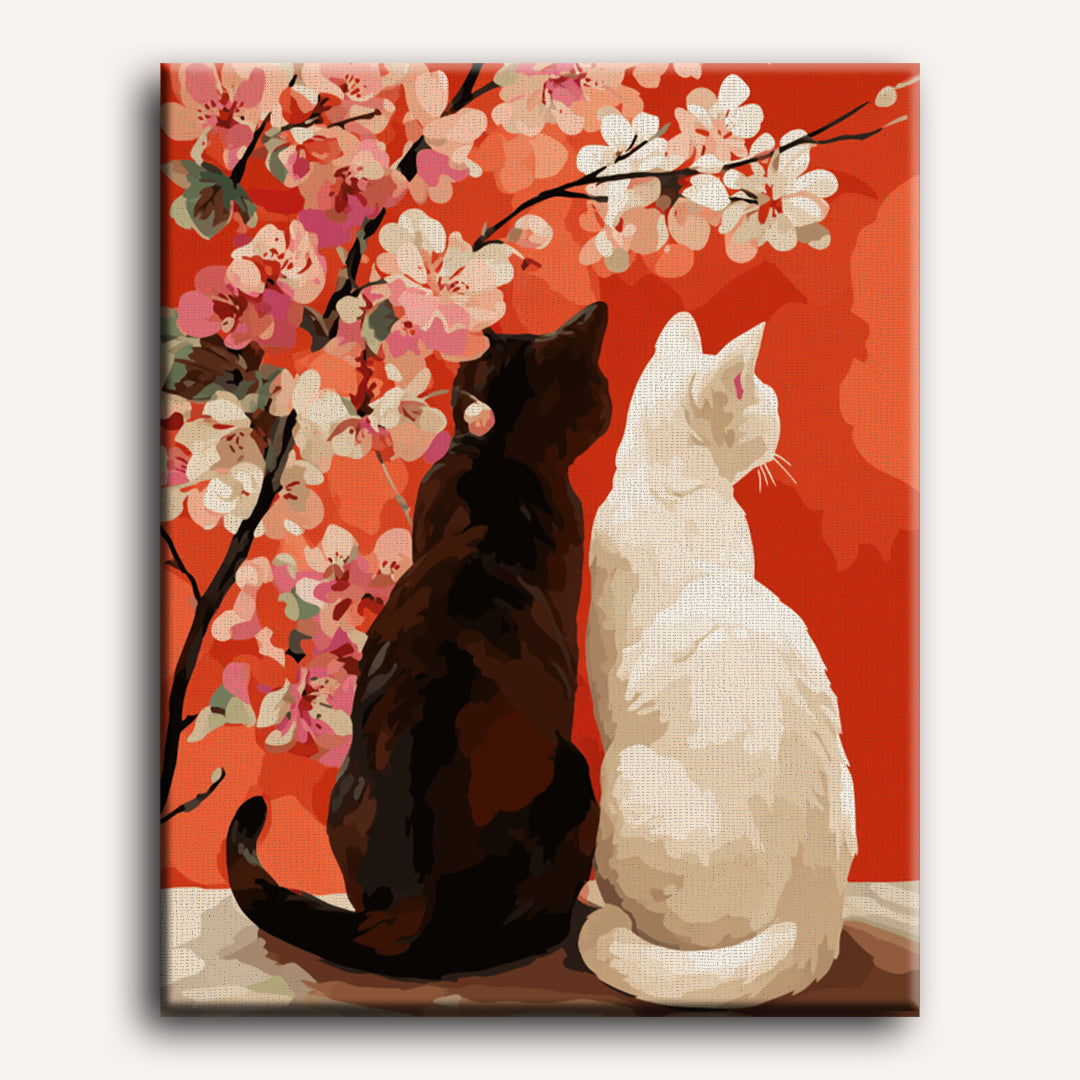 Together under Petals | Paint by Number