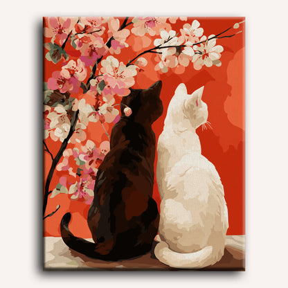 Together under Petals | Paint by Number