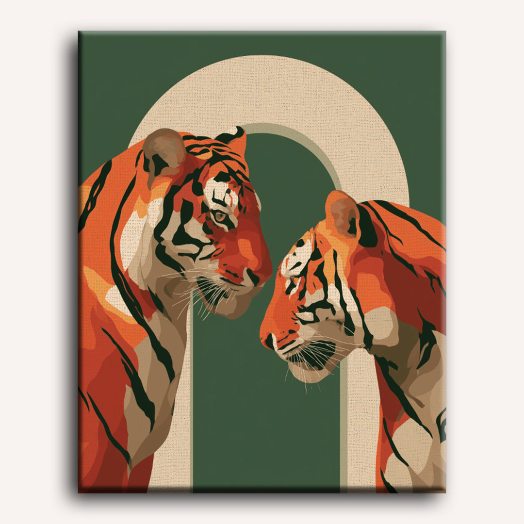 Two Tigers | Paint by Number