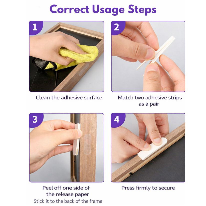 Self-Adhesive Hanging Strips | Paint by Numbers