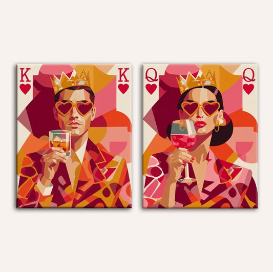 Valentine Bundle – King & Queen- Paint by Numbers