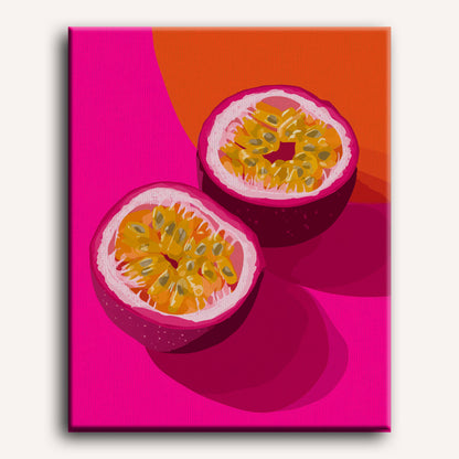 Vivid Passion Fruit | Paint by Number