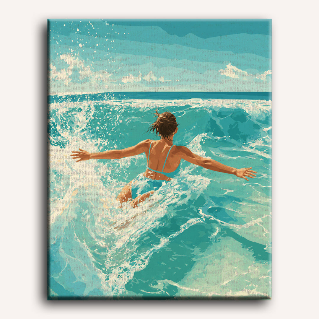 Wave Chaser | Paint by Number