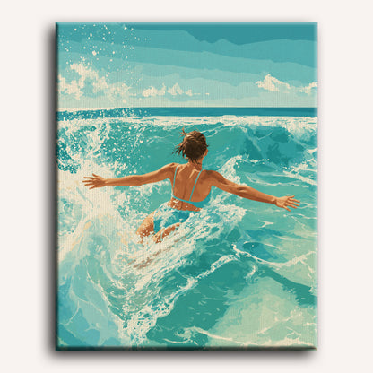 Wave Chaser | Paint by Number