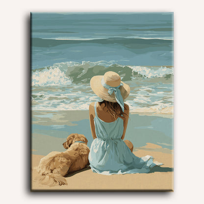 Waves of Calm | Paint by Number