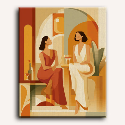 Women Chit Chat | Paint by Number