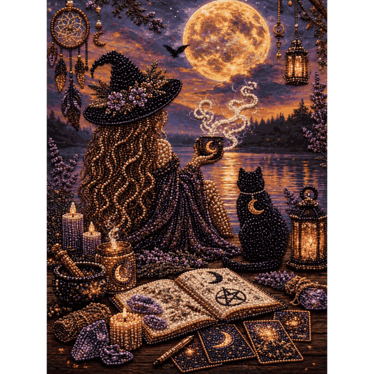 The Witching Hour - Premium Pearl Diamond Art