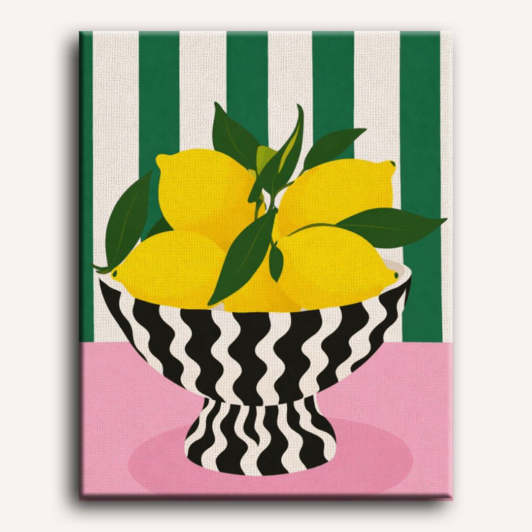 Zesty Geometry | Paint by Number