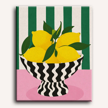 Zesty Geometry | Paint by Number