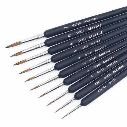 Premium Quality Paint Brush Set 10 Pieces | Paint by Numbers