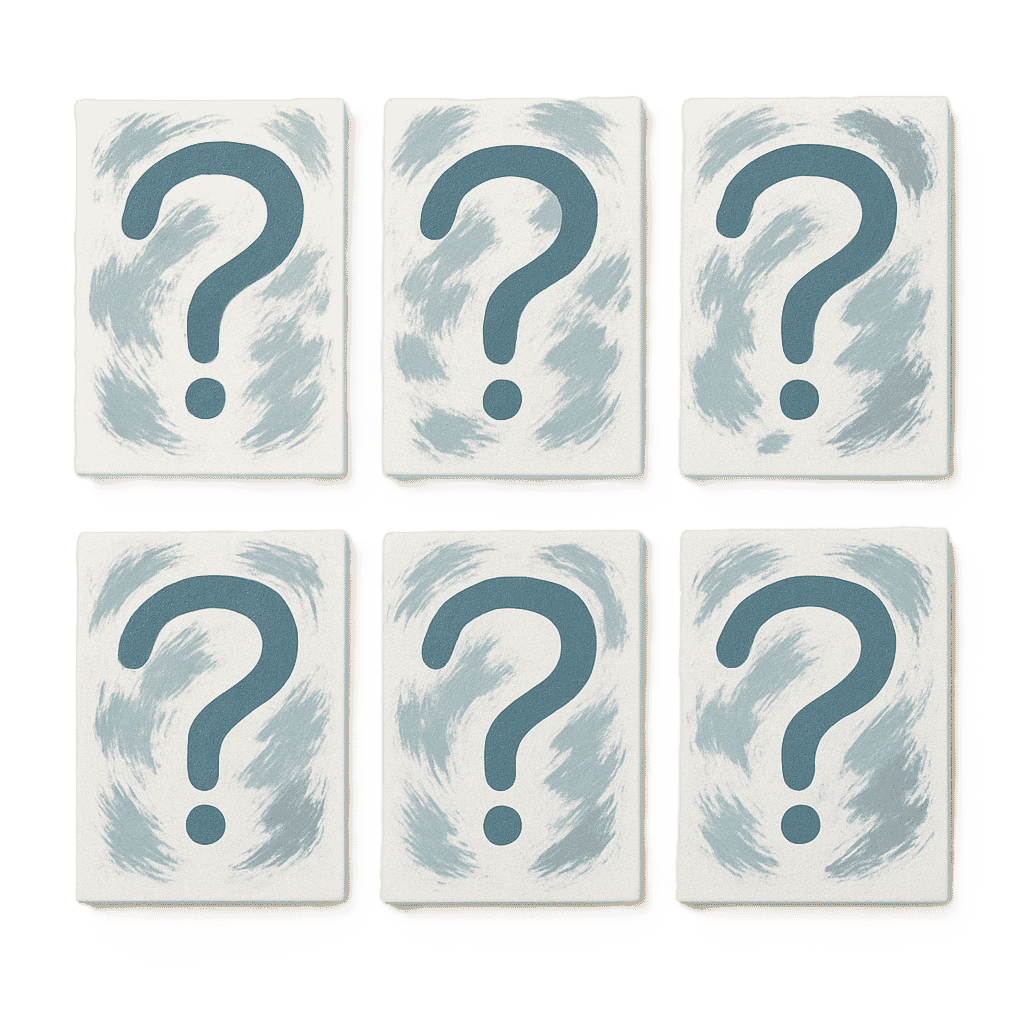6 Mini Paintings - Mystery Set-Paint by numbers