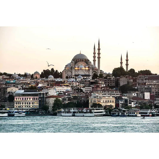 Paint by numbers - Istanbul Skyline | Paint by Numbers