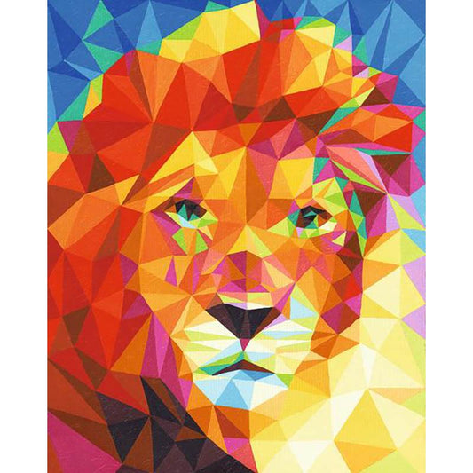 Paint by numbers - Colorful Lion Head | Paint by Numbers