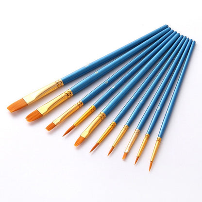 Paint by numbers - Paint Brush Set 10 Pieces | Paint by Numbers