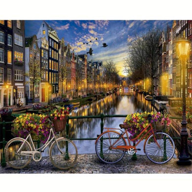 Paint by numbers - Amsterdam Canal | Paint by Numbers